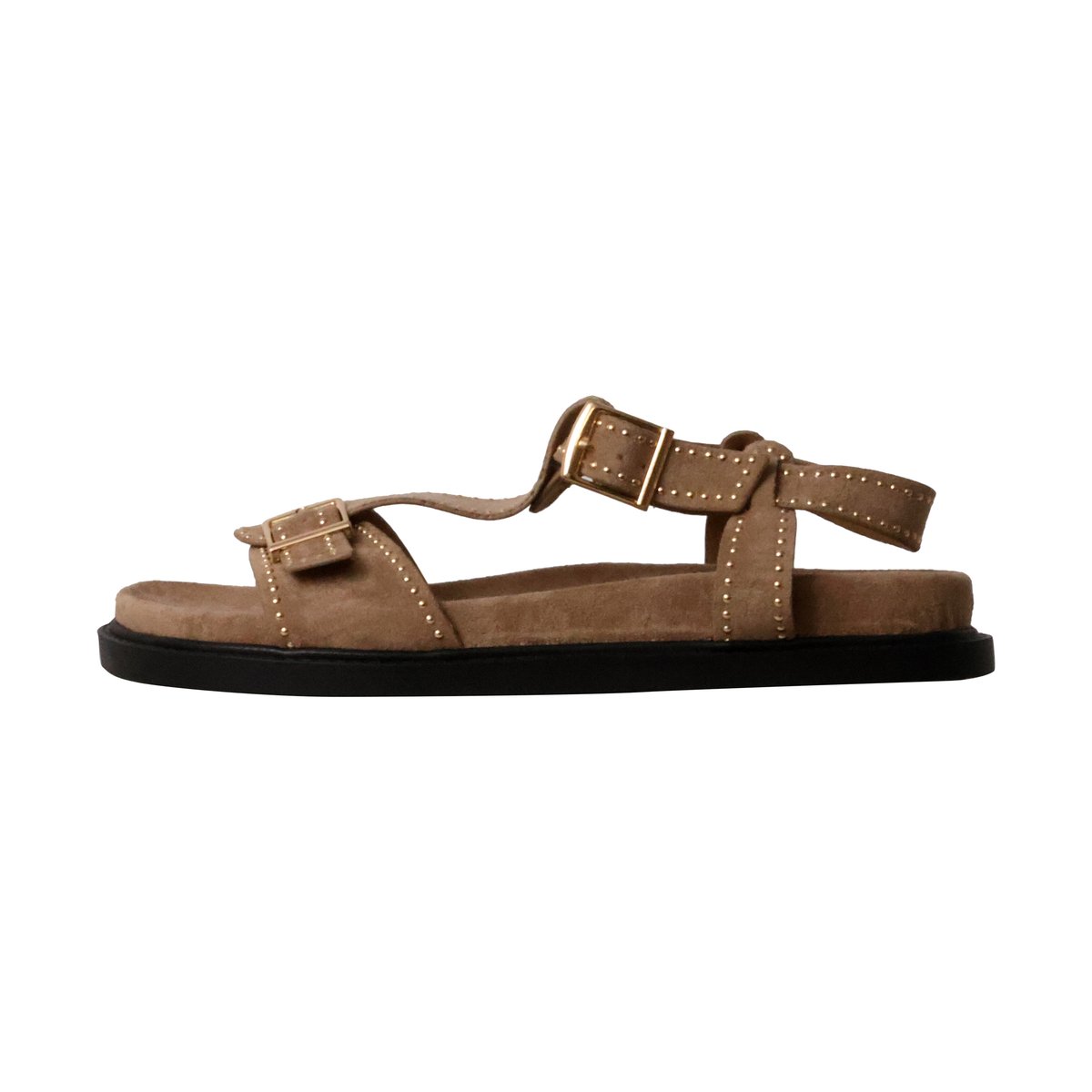 Mules à Brides Inia kaki-beige, ENZA NUCCI