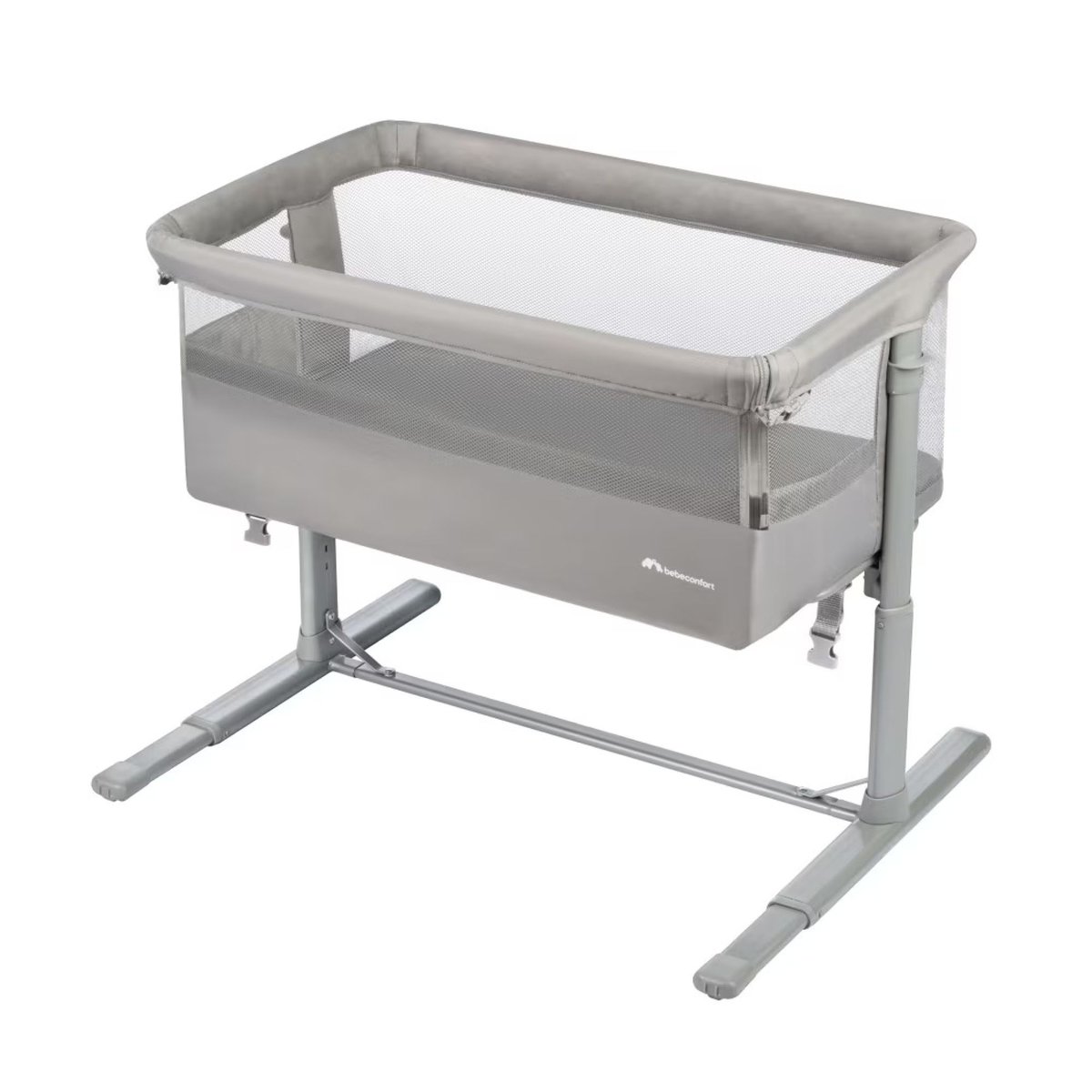 Lit cododo 2 en 1 ZINA, lit cododo et lit autonome mineral gray, BEBECONFORT