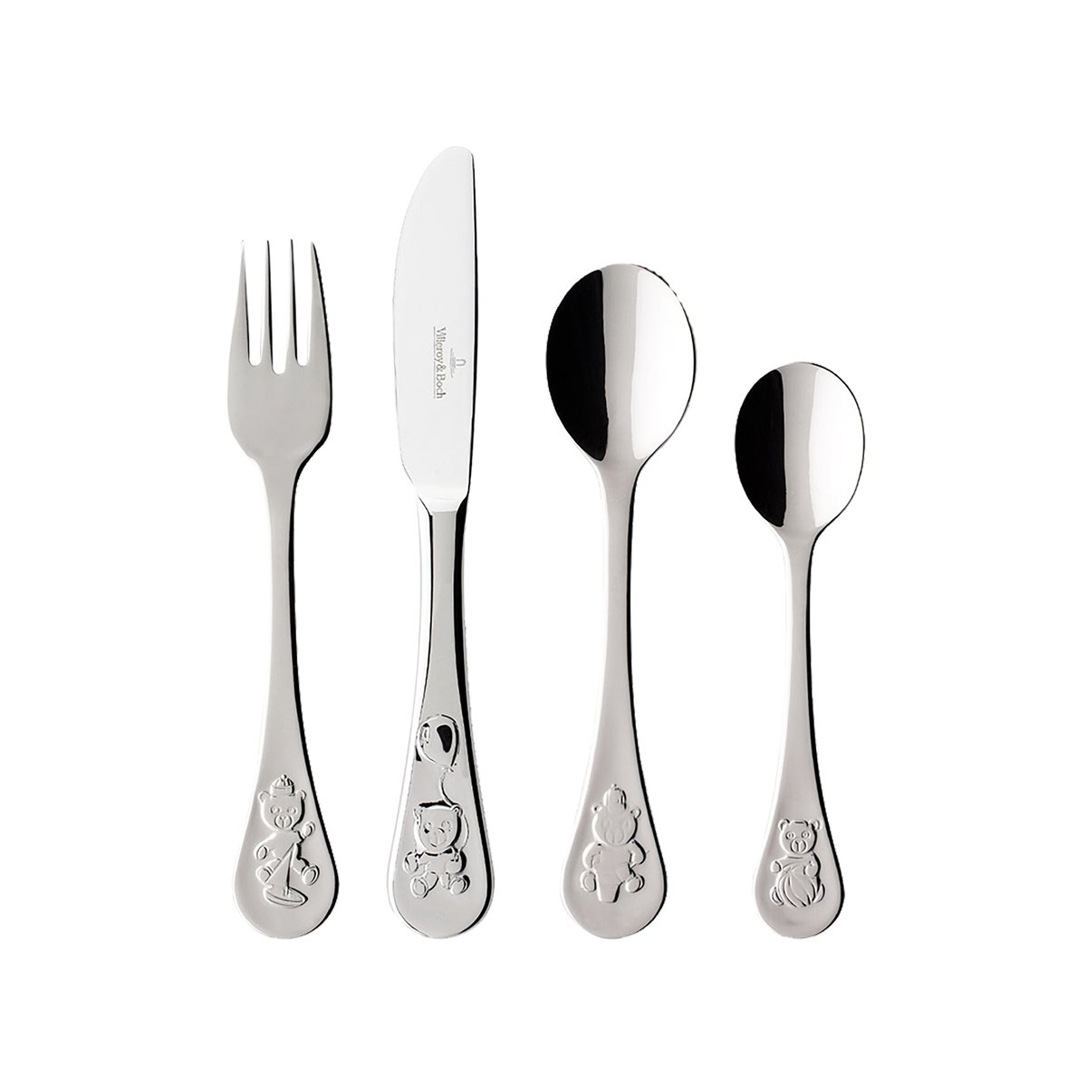 Couverts Enfants 4Pcs. KID'S DINING argent/platine, VILLEROY & BOCH