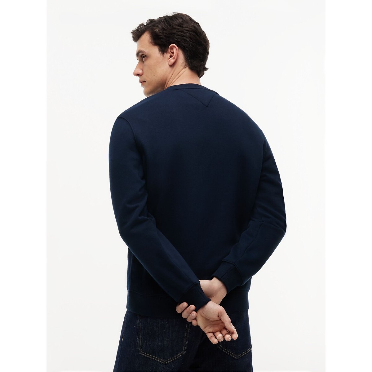 Felpa girocollo navy, TOMMY JEANS