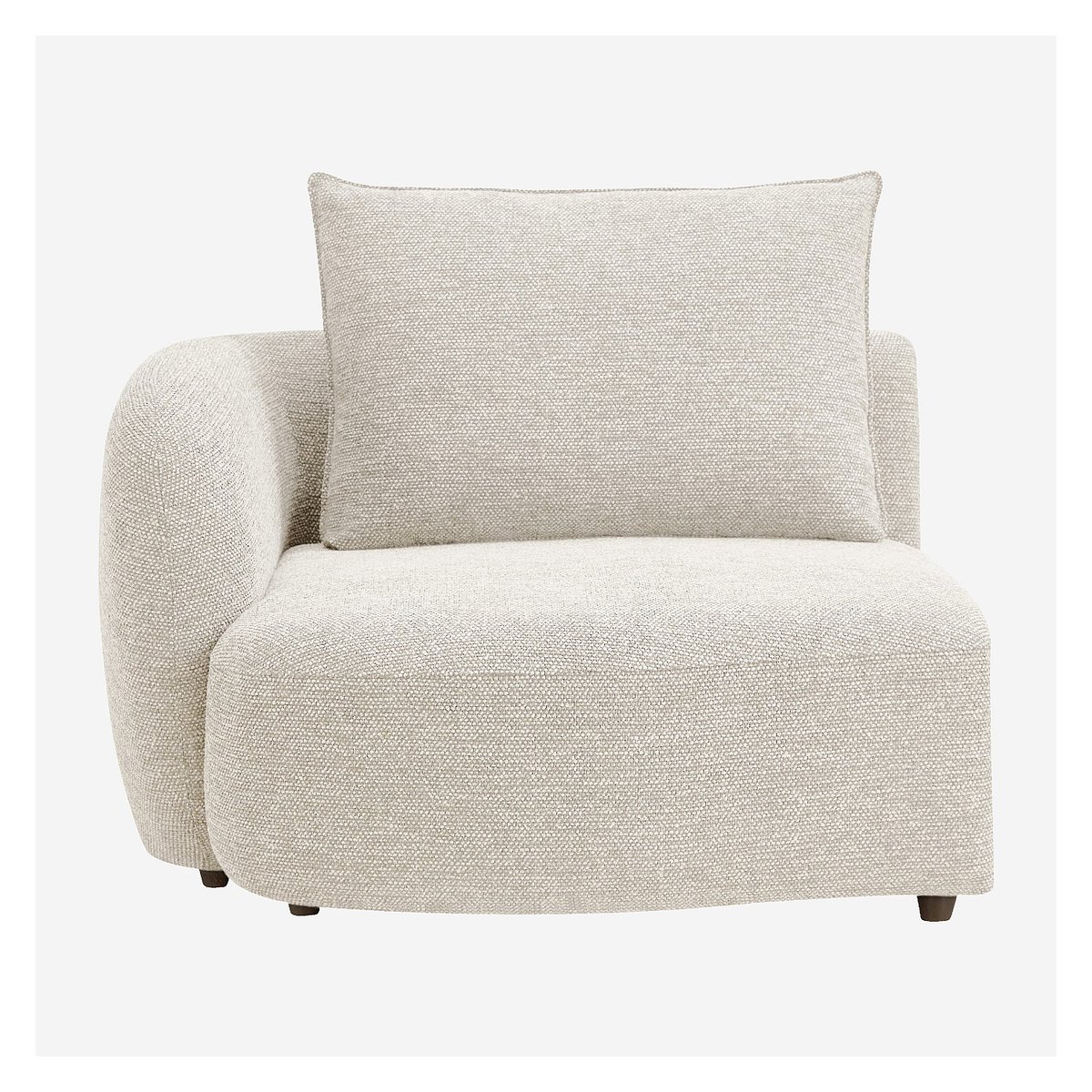 Canapé en tissu garni de plumes CAPRI beige, HABITAT
