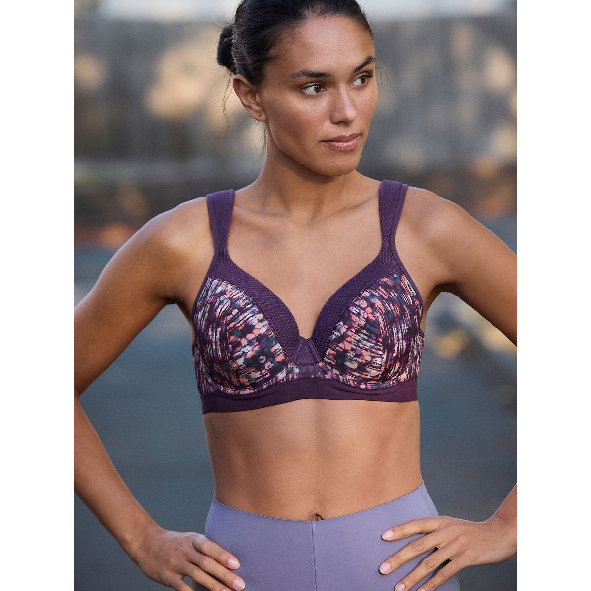 Brassière sport fort impact armatures active imprimé, NEXT