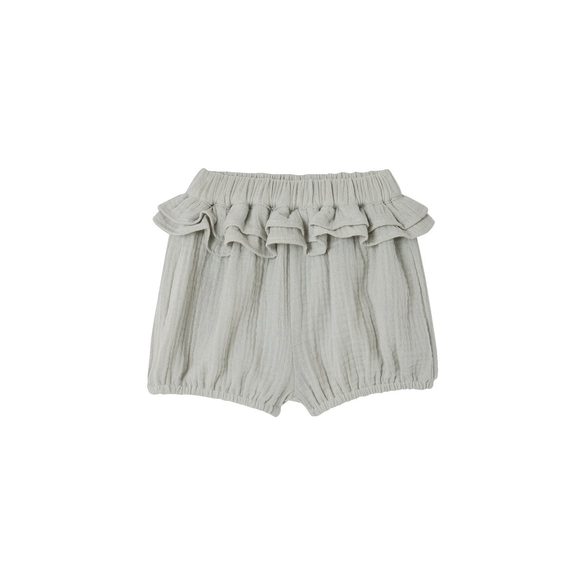 Ensemble 3 pièces bébé coton vert sauge, VERTBAUDET