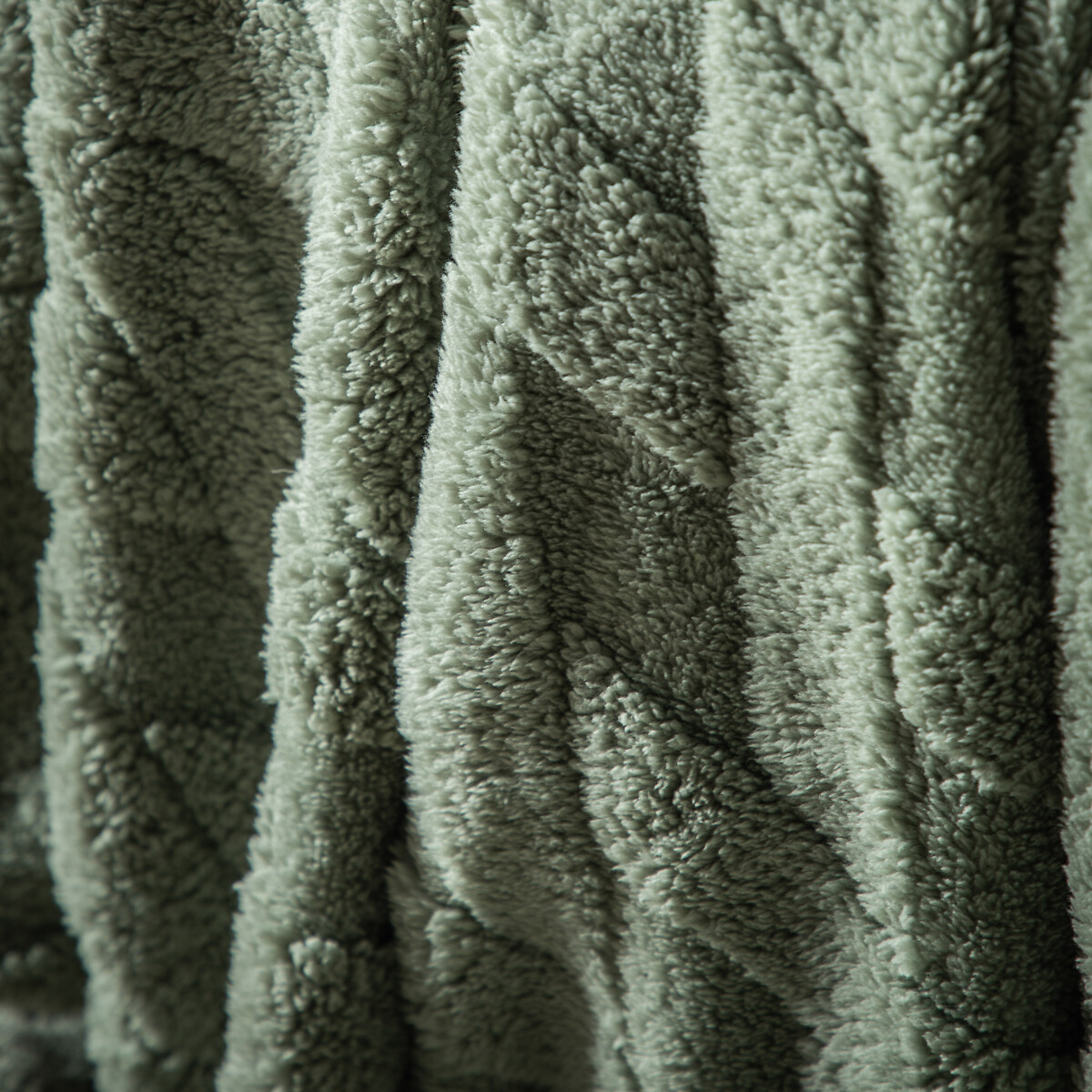 Green Cable Knit Throw green, SO'HOME