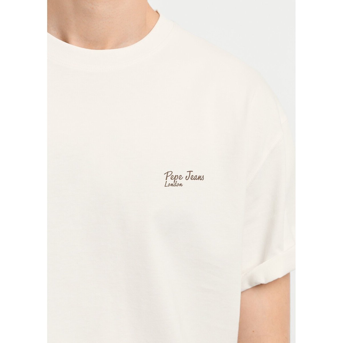 T-Shirt mit kurzen Ärmeln, JAX weiss, PEPE JEANS