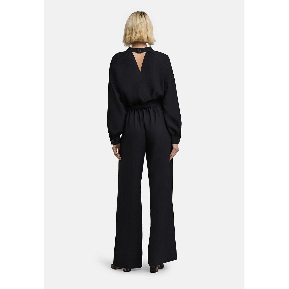Long Sleeve Jumpsuit black, IKKS