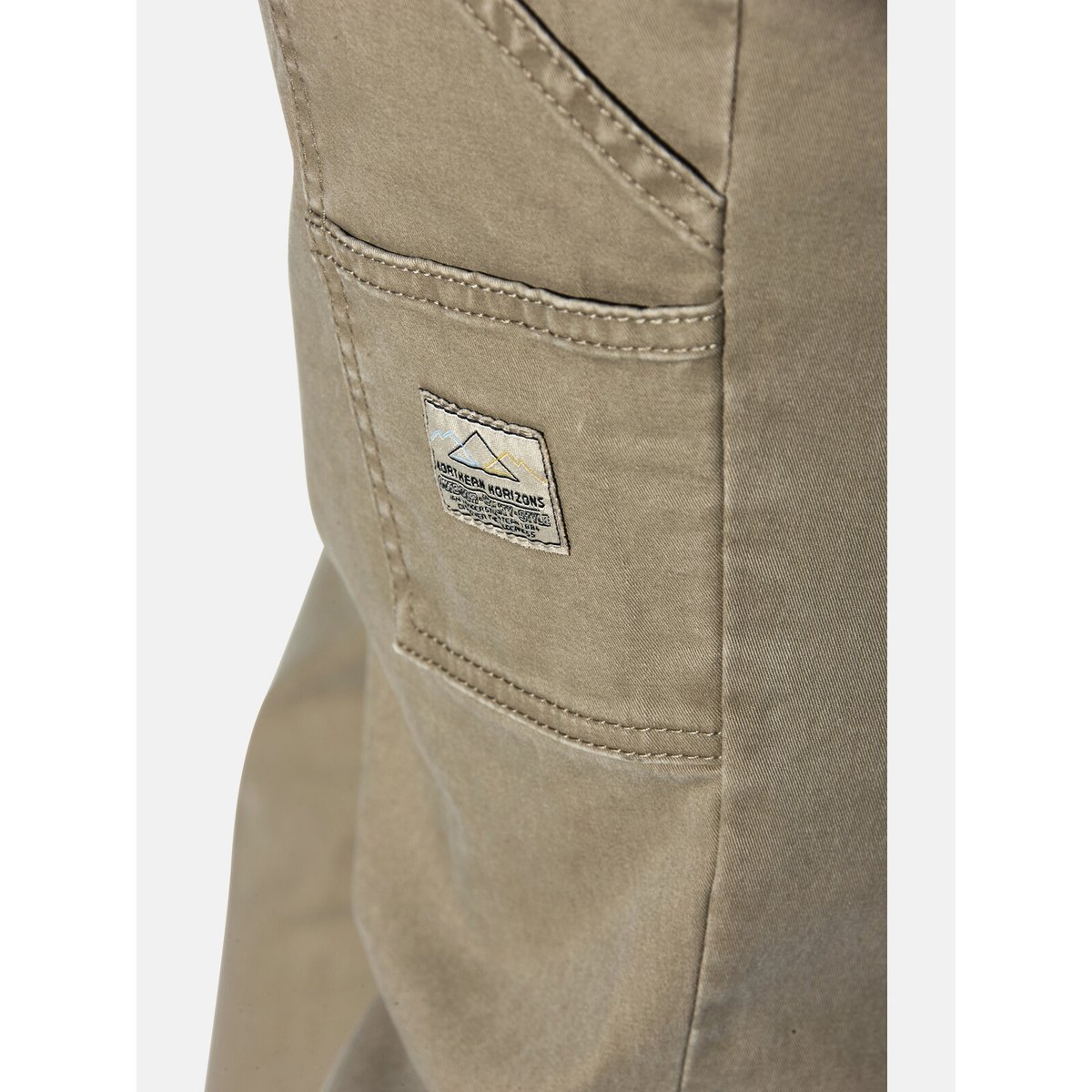 Pantalon taille basse HELVIK beige, JAN VANDERSTORM