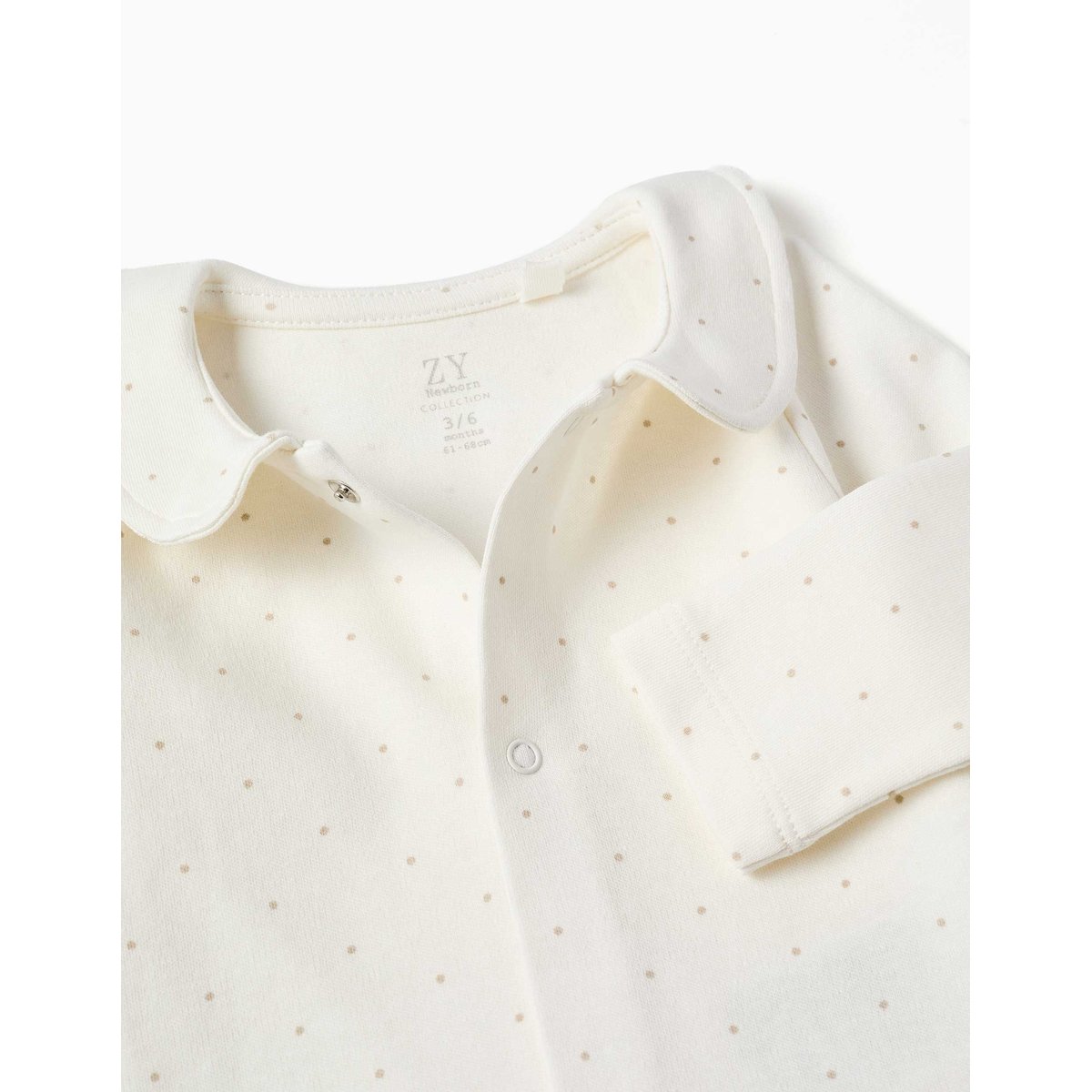 Ensemble body et combinaison en coton gris clair, ZIPPY