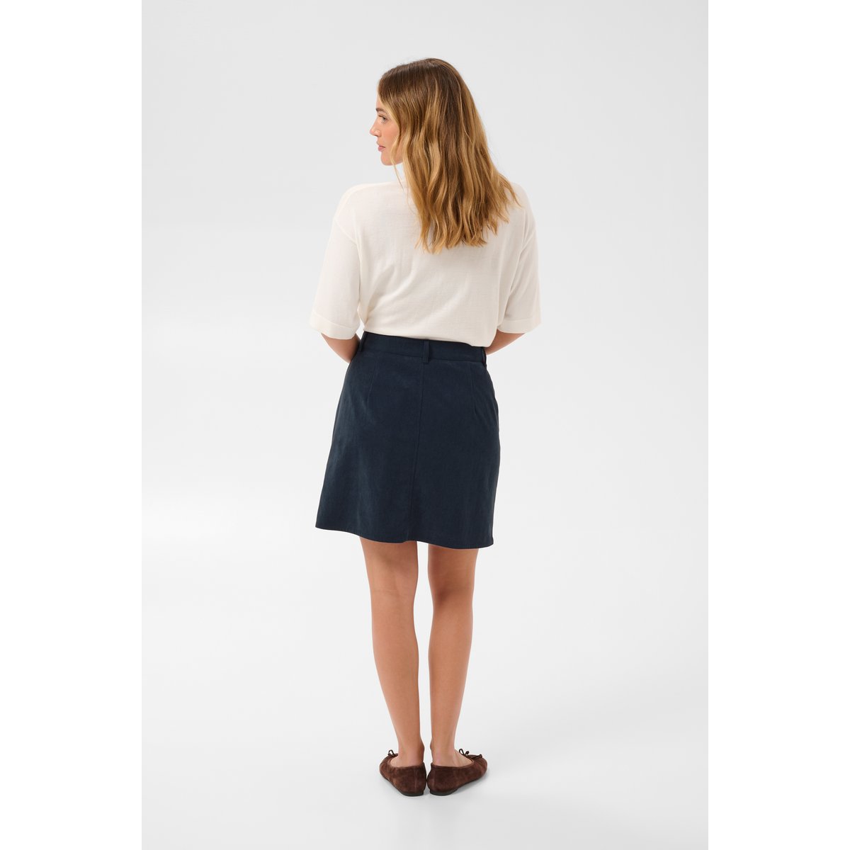 Jupe casual bleu midnight marine cc, KAFFE