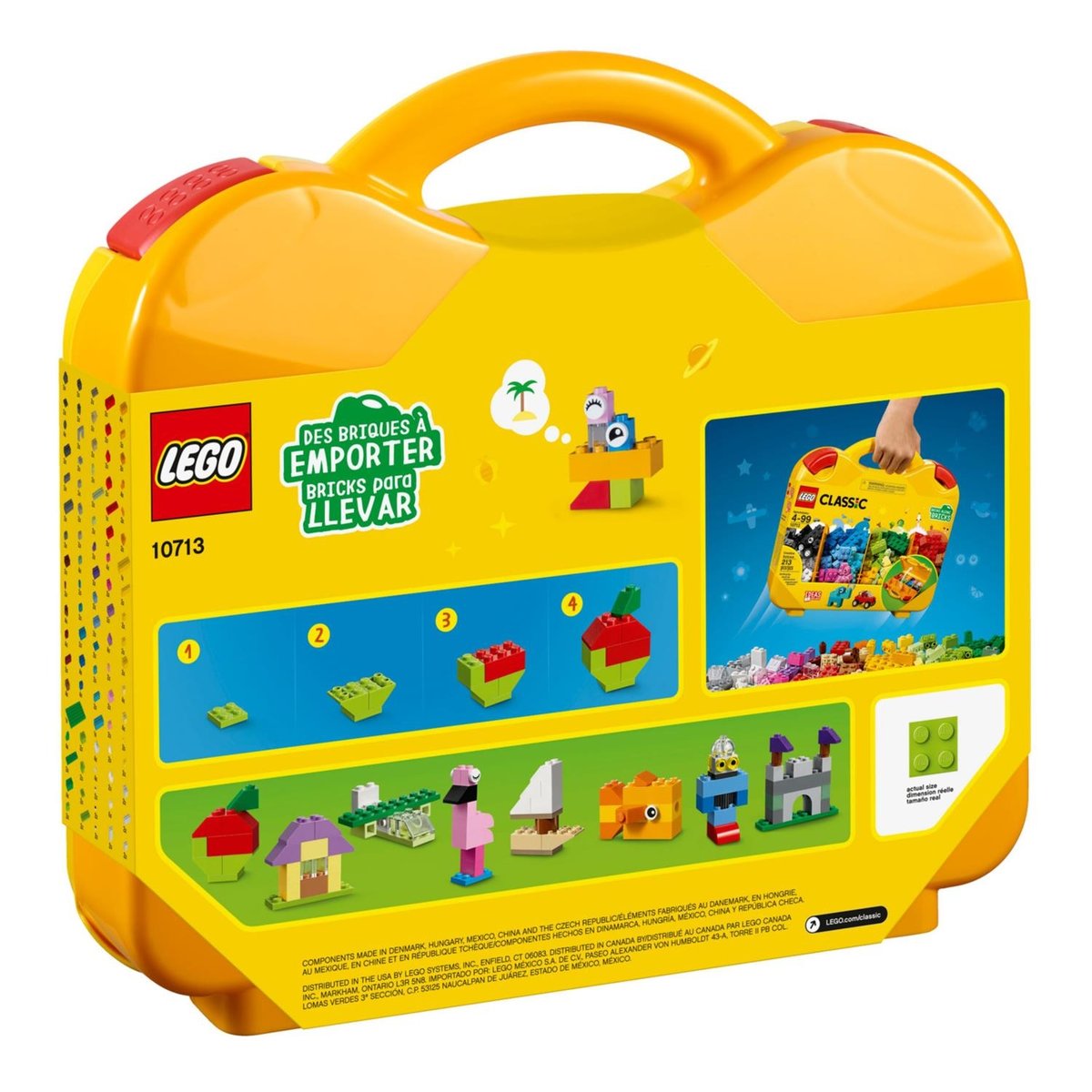 ClassicLa valisette de construction multicolore, LEGO