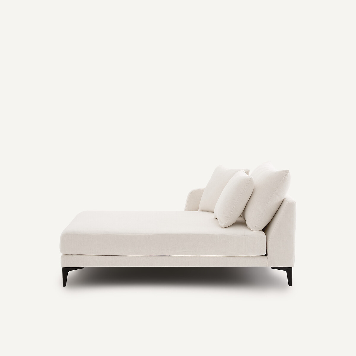 Chaiselongue aus Polyestergewebe, MODERNISTE, Design: Emmanuel Gallina kreide, AM.PM X EMMANUEL GALLINA