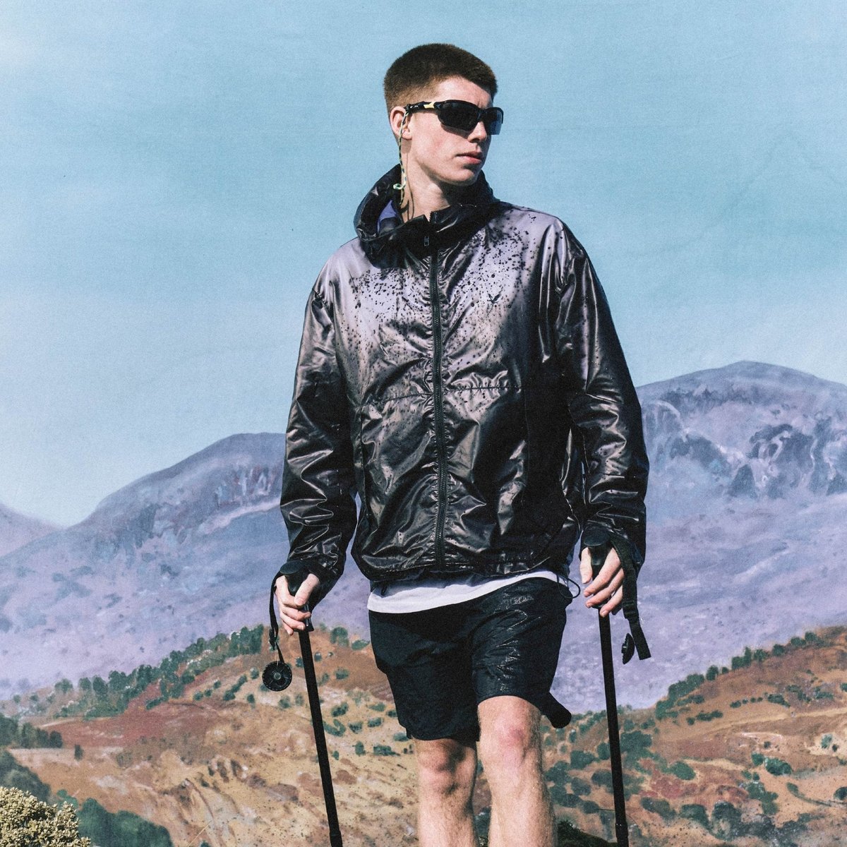 Veste shell thermoréactif foncé marine/ bubble bleu, LYLE & SCOTT