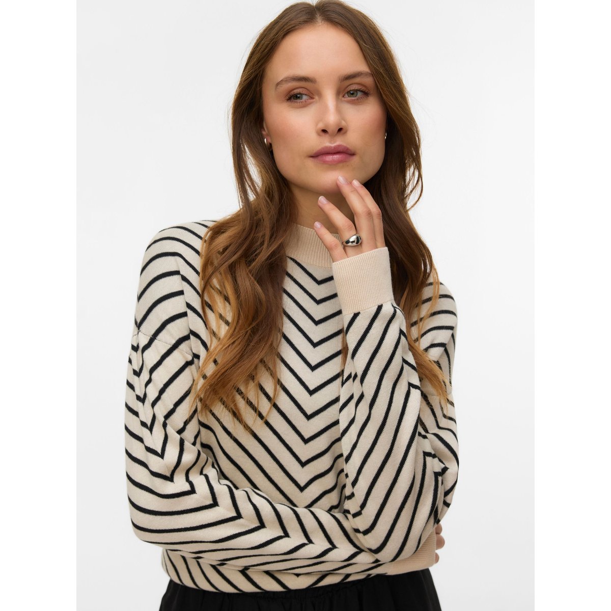 Pull En Maille birch, VERO MODA