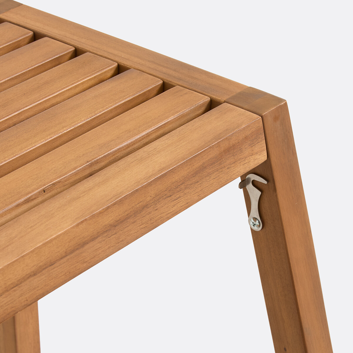 Talia Solid Acacia Garden Table Bench acacia, LA REDOUTE INTERIEURS