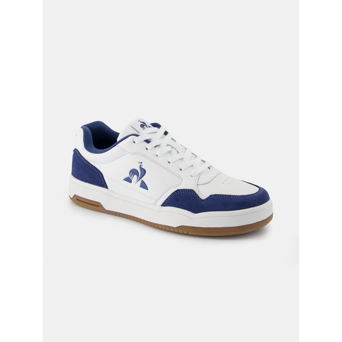 Sneakers en cuir et suede LCS Master optical white/berling sea, LE COQ SPORTIF