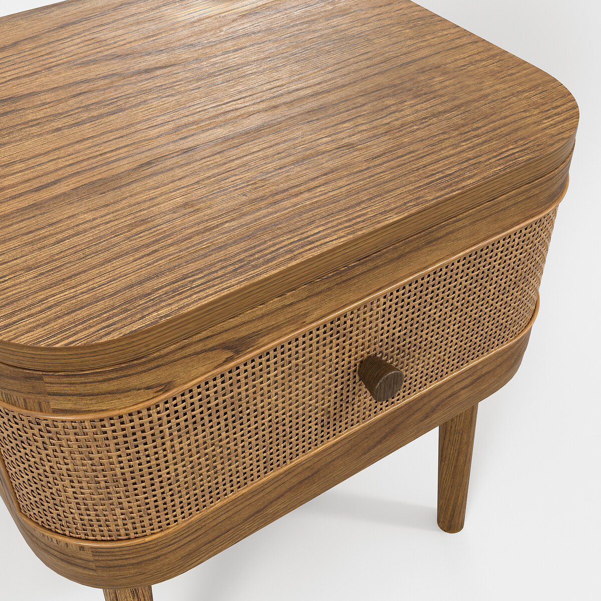 Myra Smoked Wood Bedside Cabinet smoked oak, SO'HOME