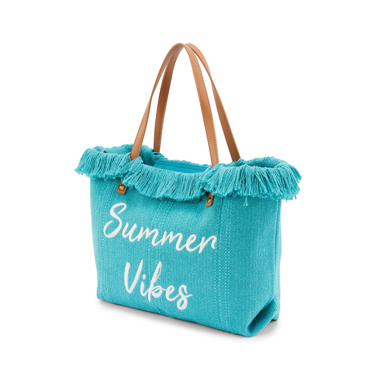 Sac zippé fantaisie bleu turquoise, DAXON