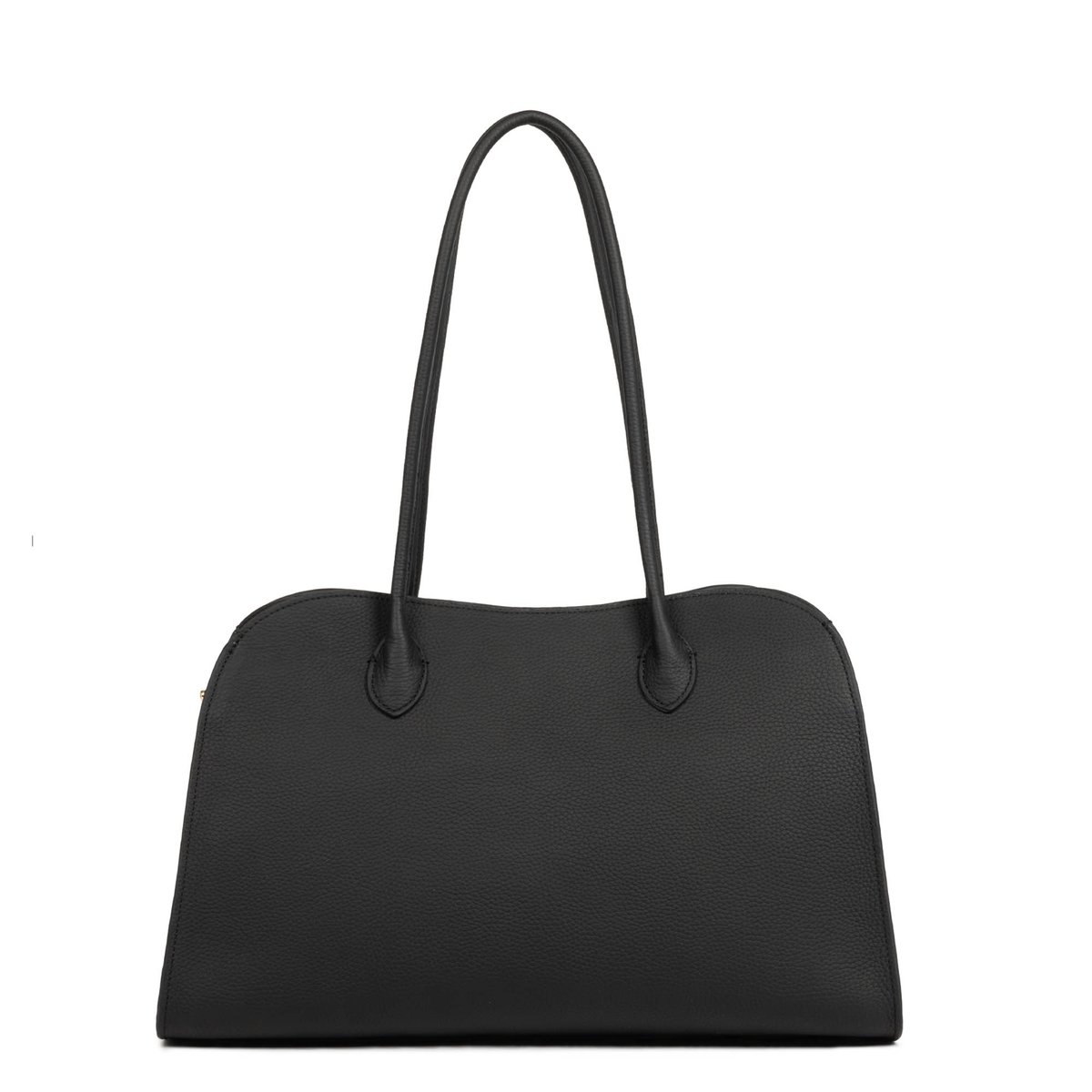 Grand sac cabas épaule TORO HOPPER noir, LANCASTER