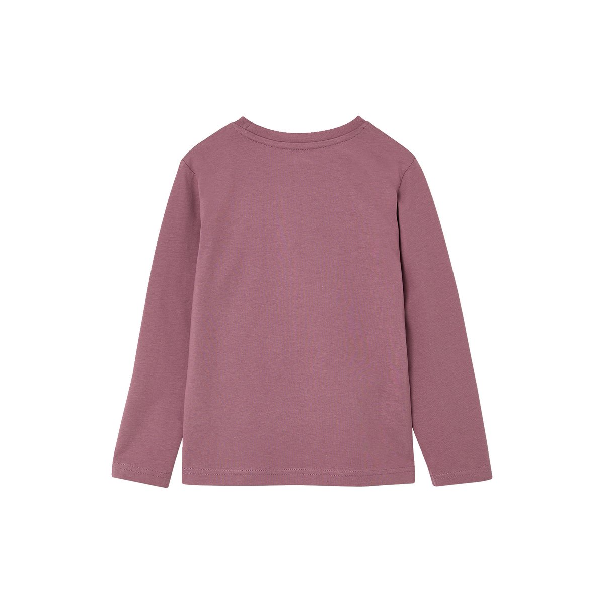 Lot de 3 T-shirts manches longues lilas, VERTBAUDET