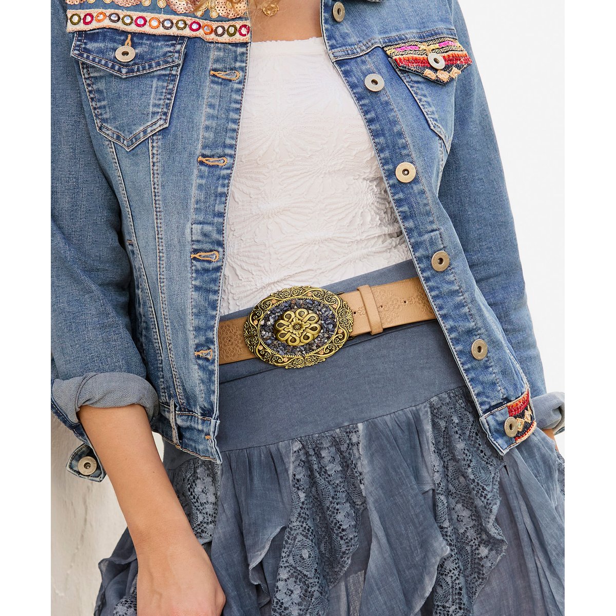 Ceinture Embossée Ornée tanner, JOE BROWNS