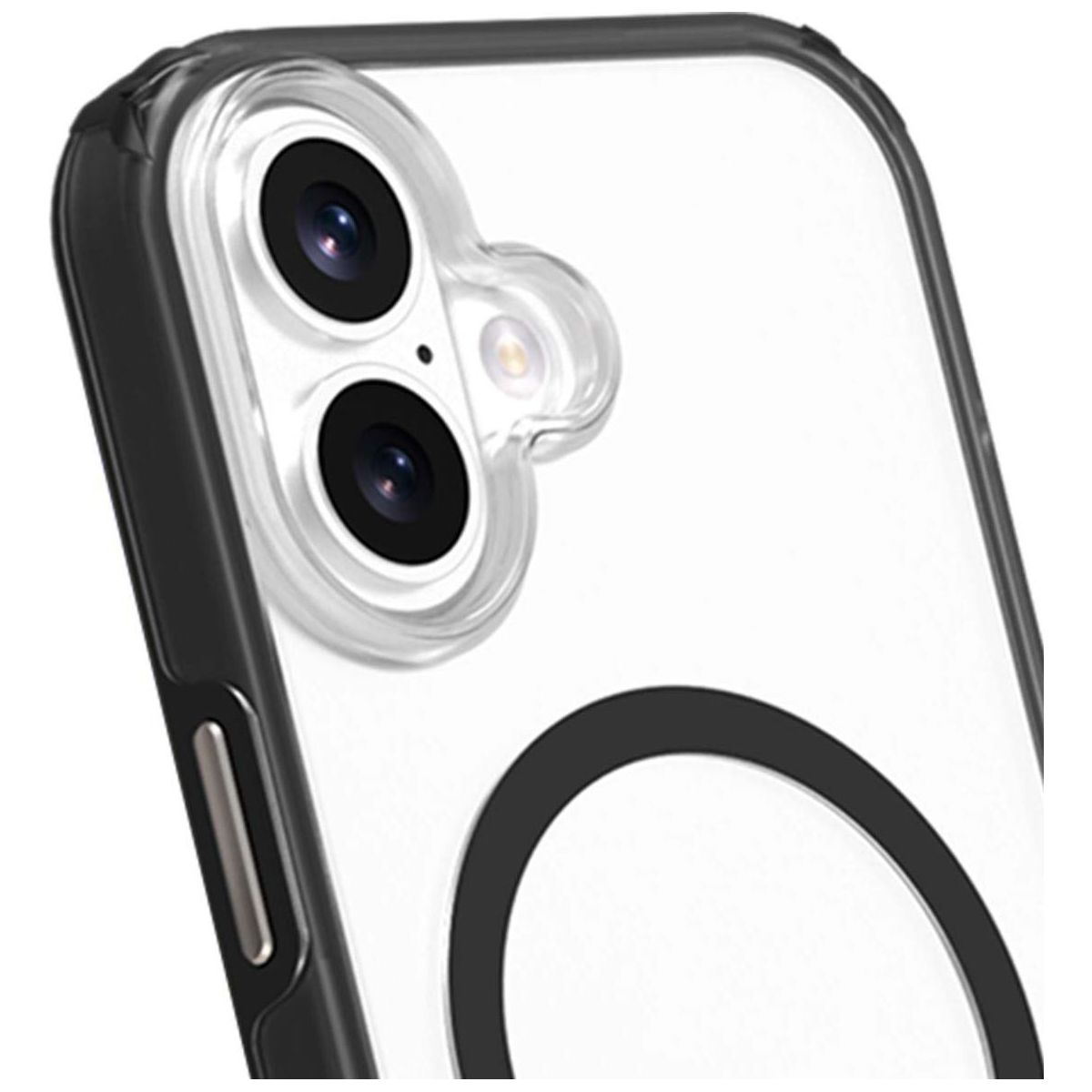 Coque iPhone 17 MagSafe Xtrem Noir couleur unique, FORCE CASE