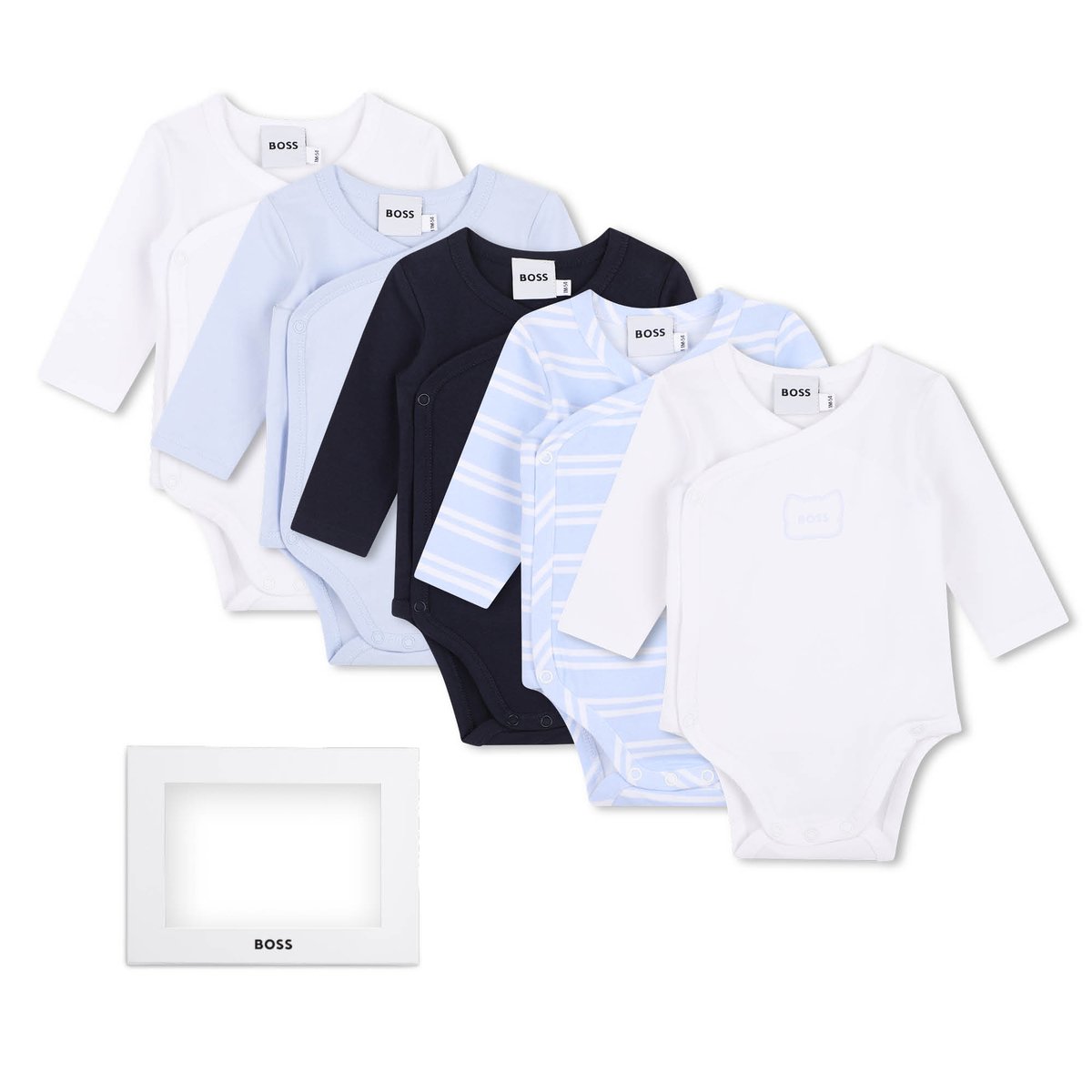 Lots de 5 bodies ciel, BOSS KIDSWEAR