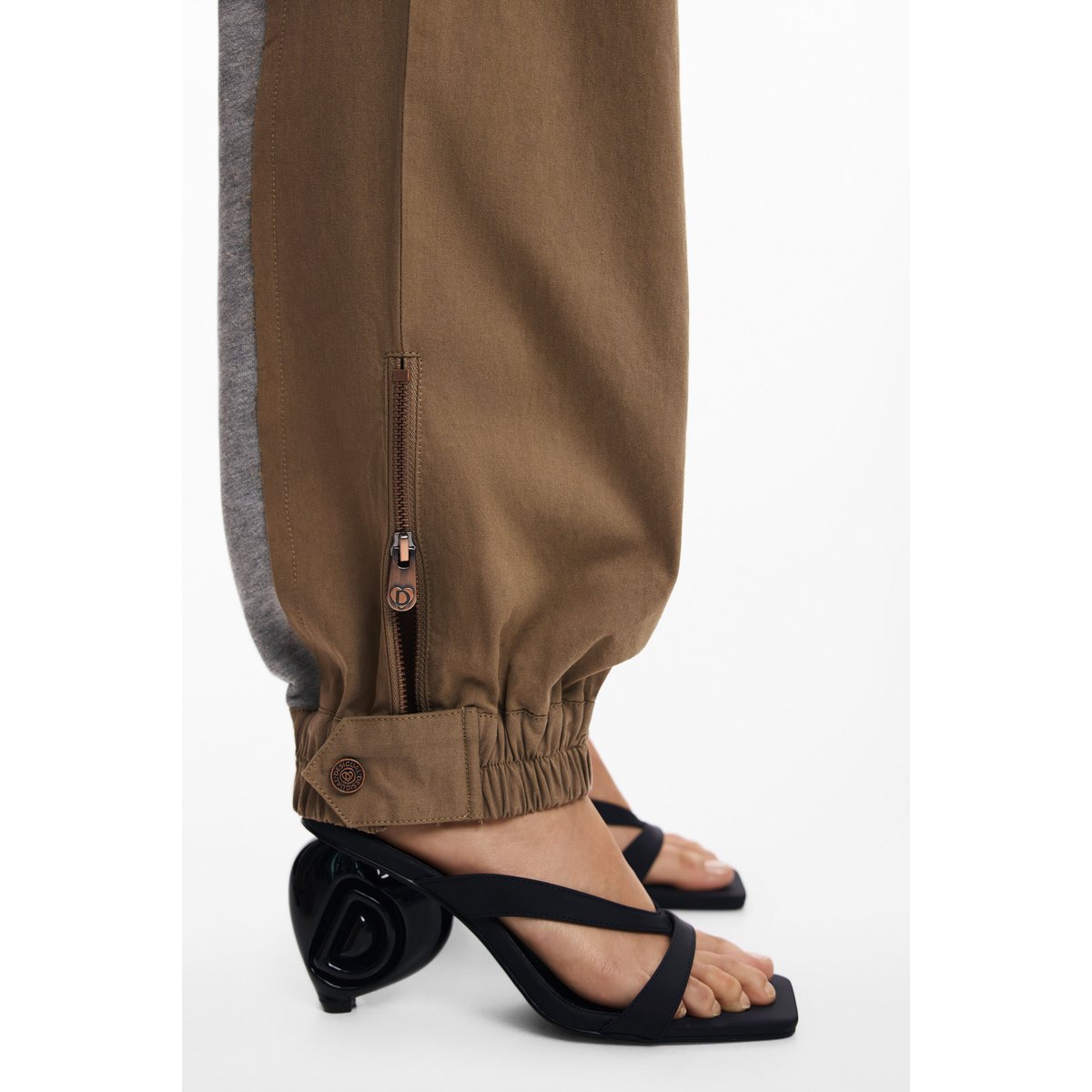Pantalon hybride jogger marron, DESIGUAL