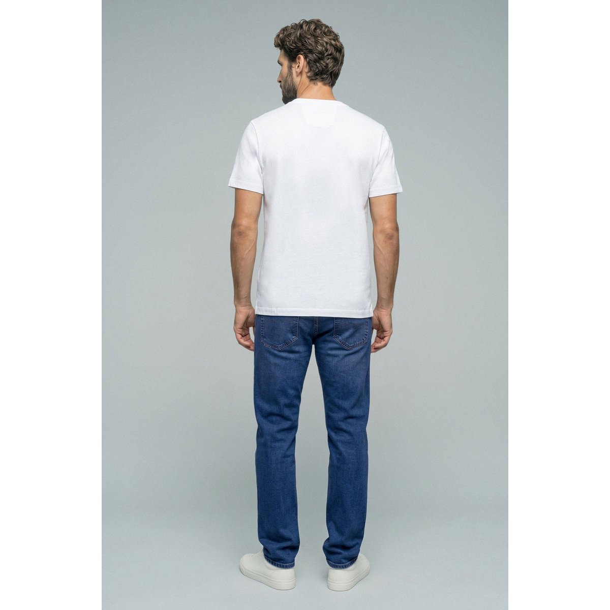 T-SHIRT AVEC BRANDING blanc, SALSA JEANS