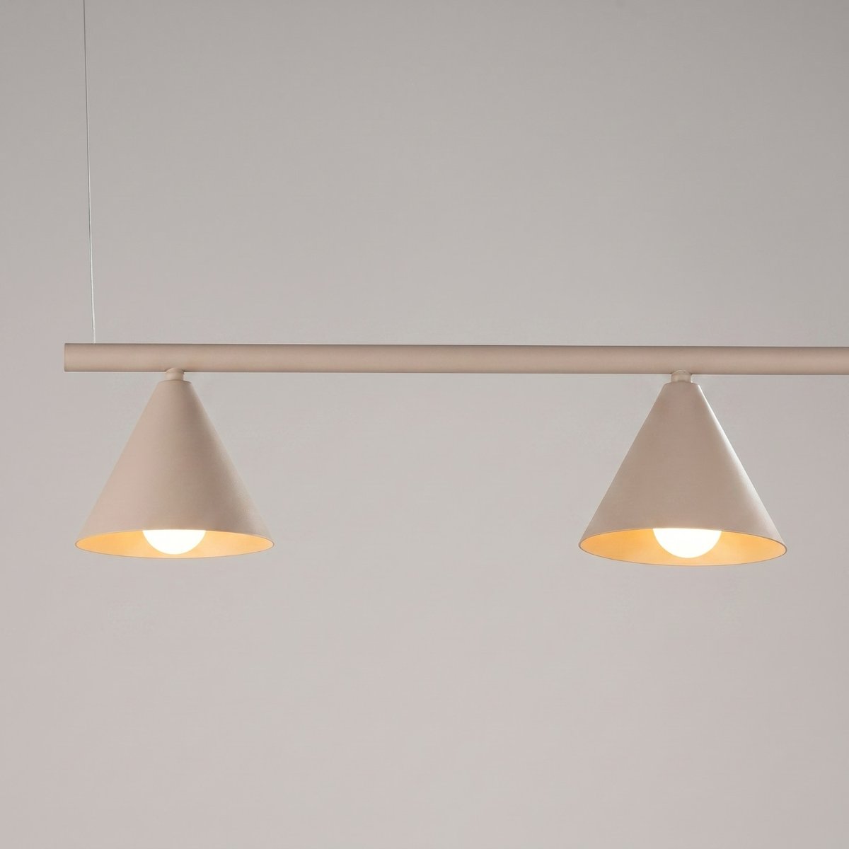 Lustre Acier Taupe E14 4 Nox taupe, EDEN