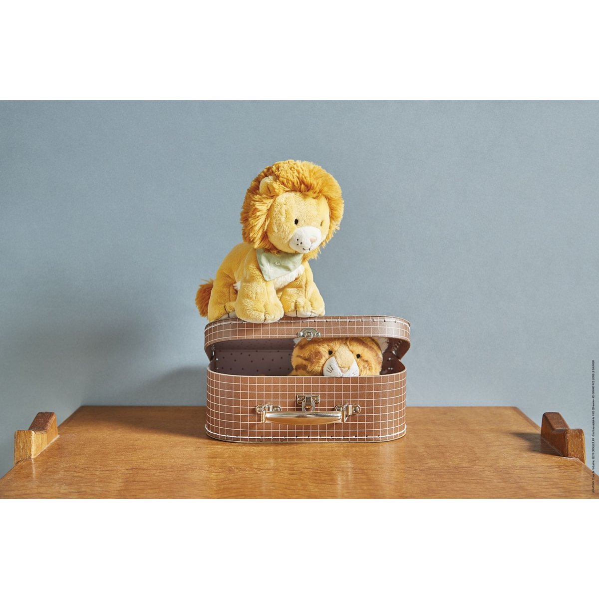 Peluche lion - 17 cm jaune, KALOO