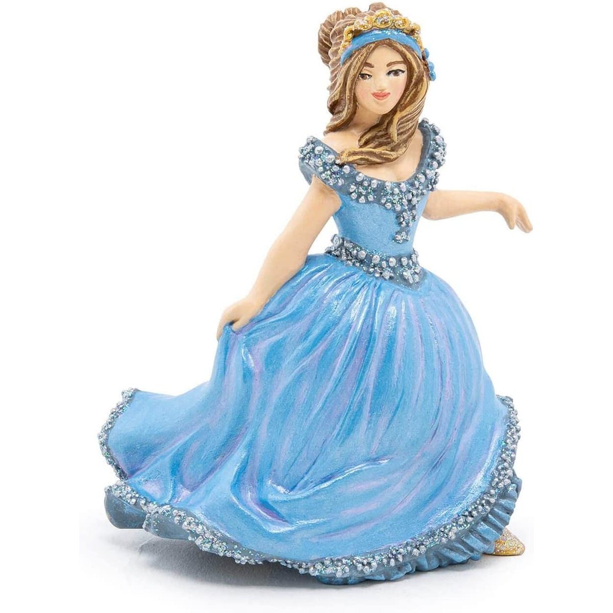 Figurine Princesse à la pantoufle de verre bleu, PAPO