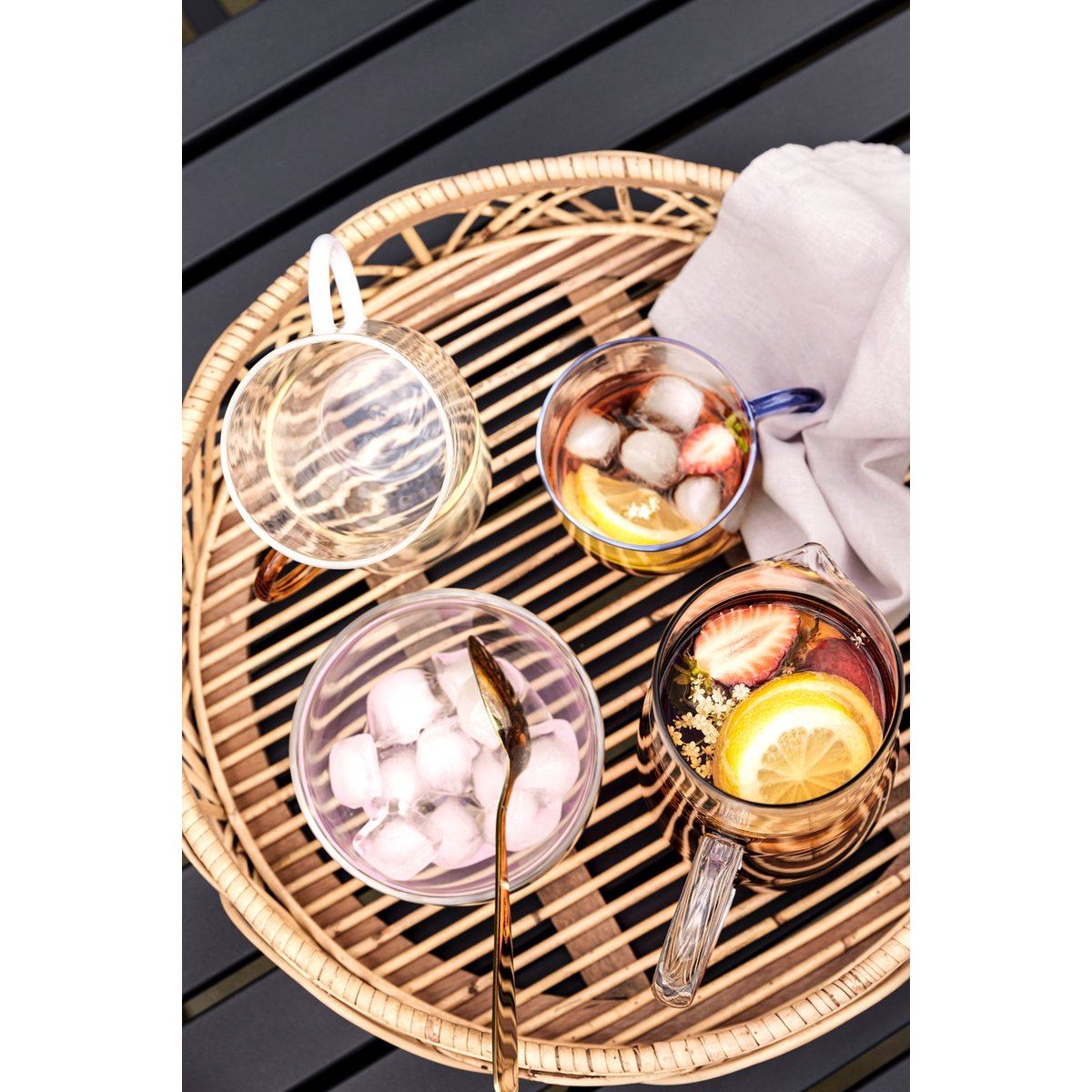 Paniers en bambou FORMU naturel, HUBSCH