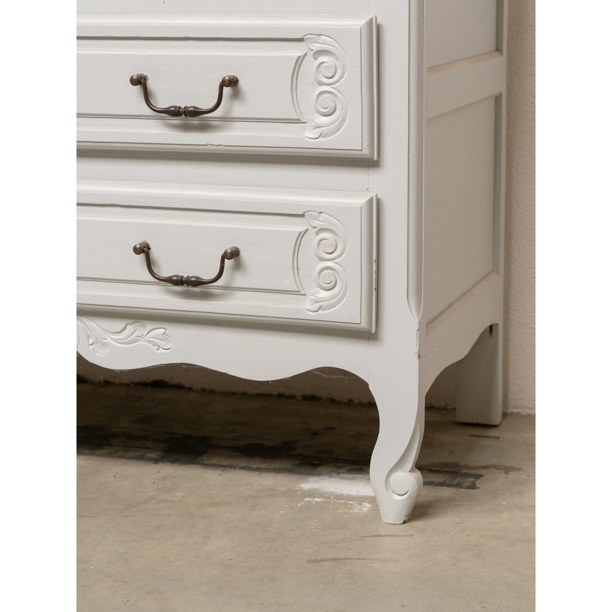 Commode en bois blanc Garance N°777 - Bon état blanc, DEBONGOUT