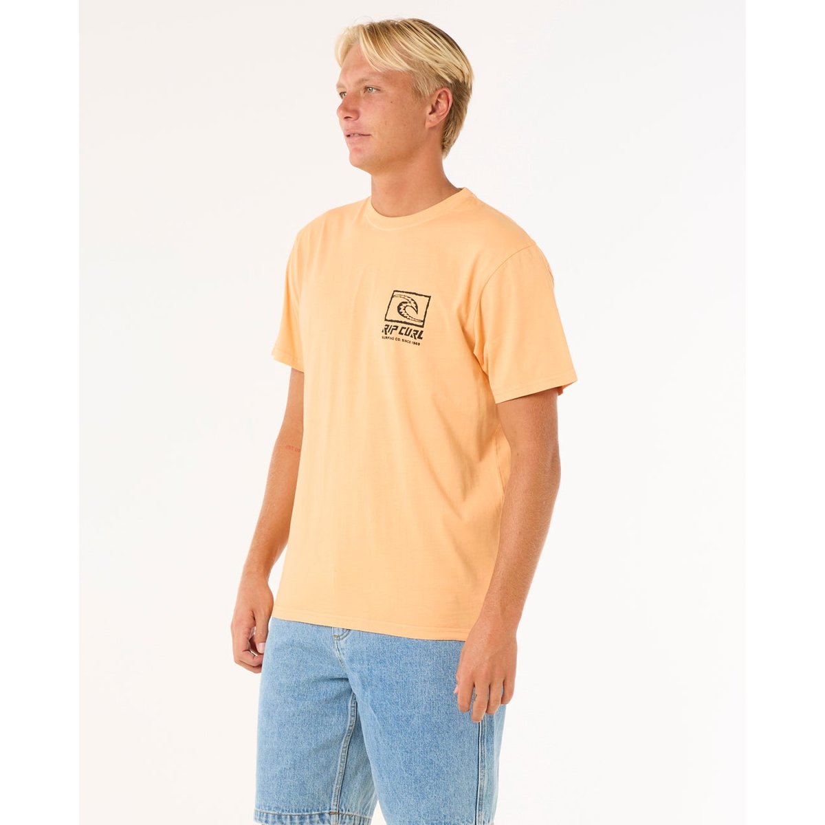 T-shirt RAW ENERGY TRAD TEE zeste de mandarine, RIP CURL