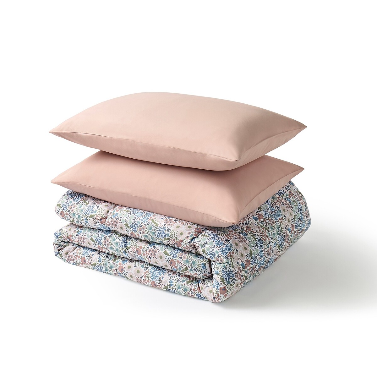 10.5 Tog Coverless Duvet And Pillowcase Set Vintage Meadow multi-coloured, NIGHT LARK