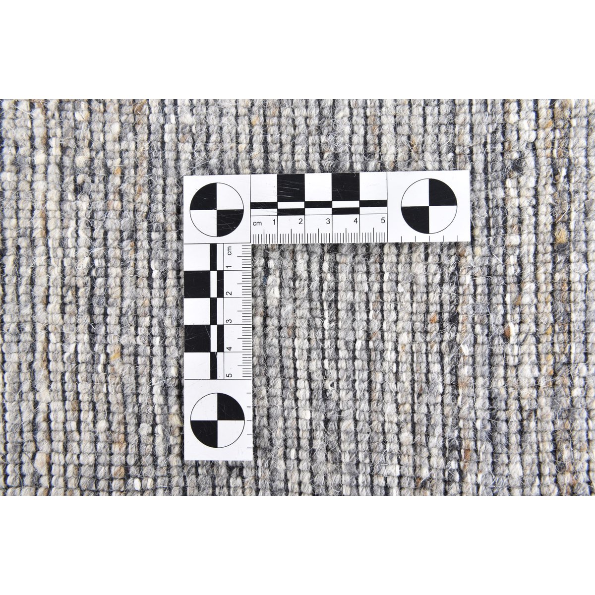 Tapis de salon UNI chiné tissé main - SAN DIEGO gris, THEKO