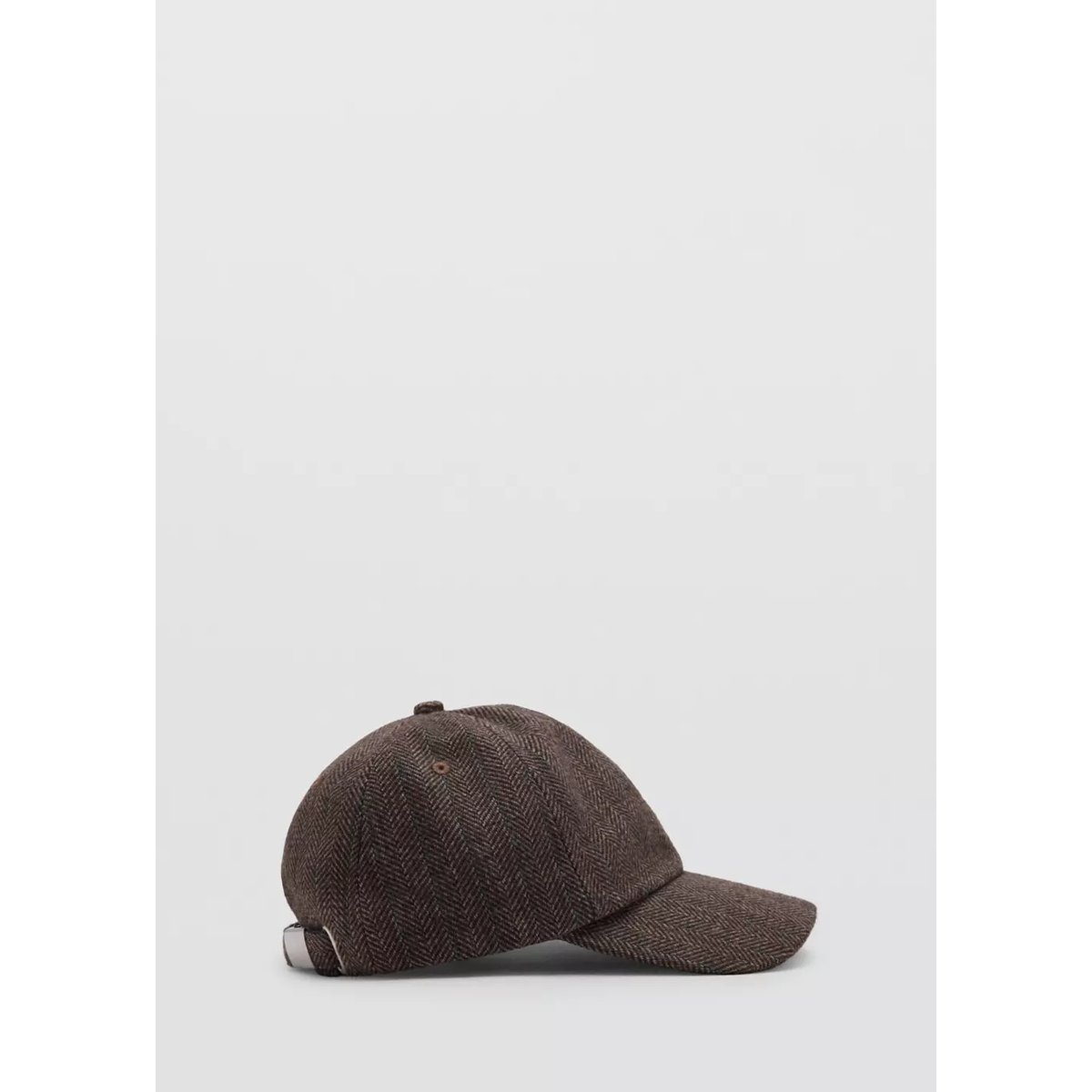 Casquette drap de laine à chevron marron, MANGO TEEN
