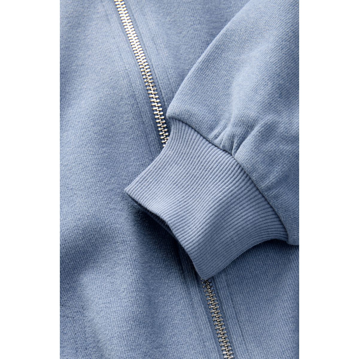 Blouson aviateur côtelé doux bleu, NEXT