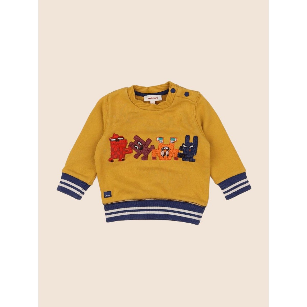 Sweat - Etat satisfaisant jaune, CATIMINI