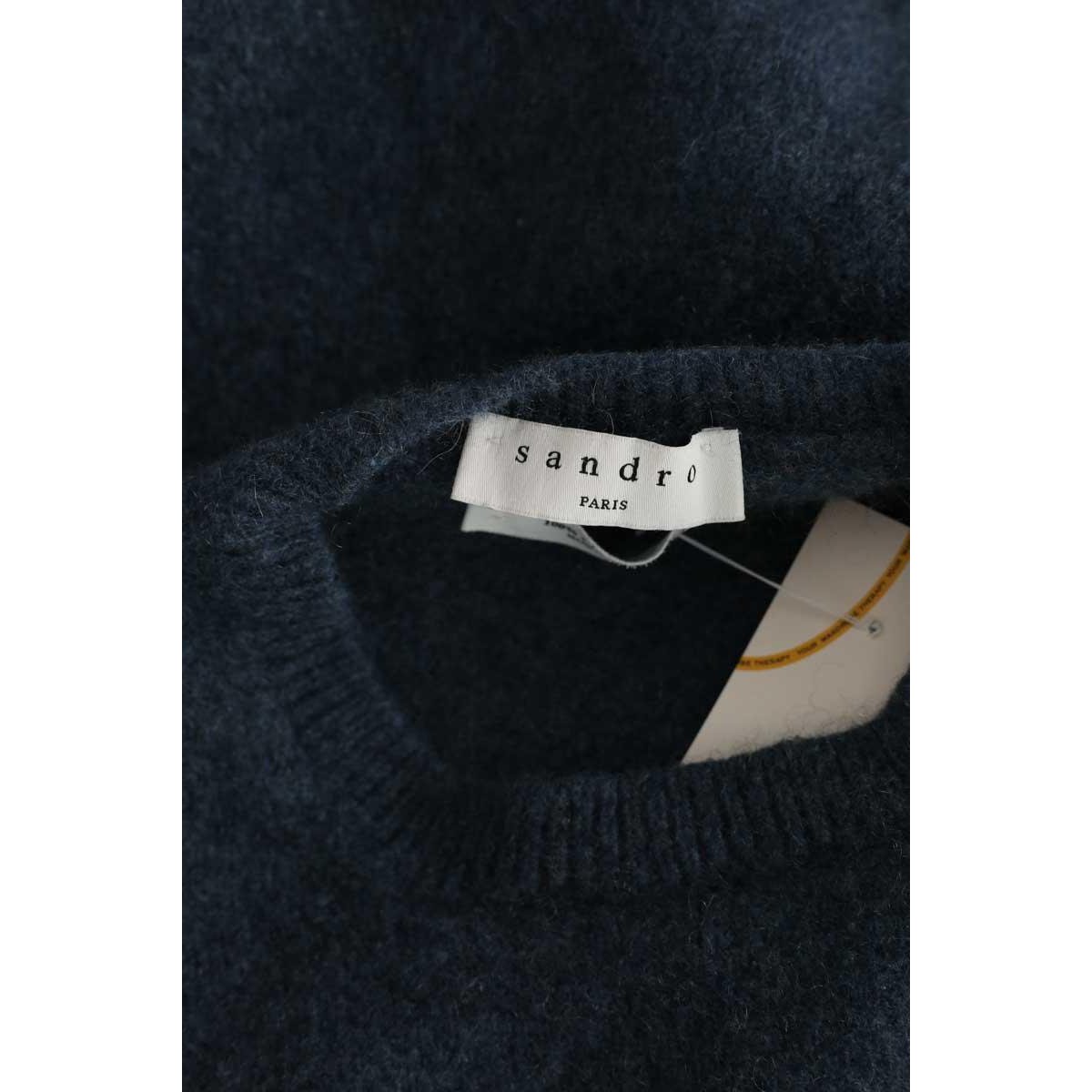 Pull - Très Bon État bleu, SANDRO