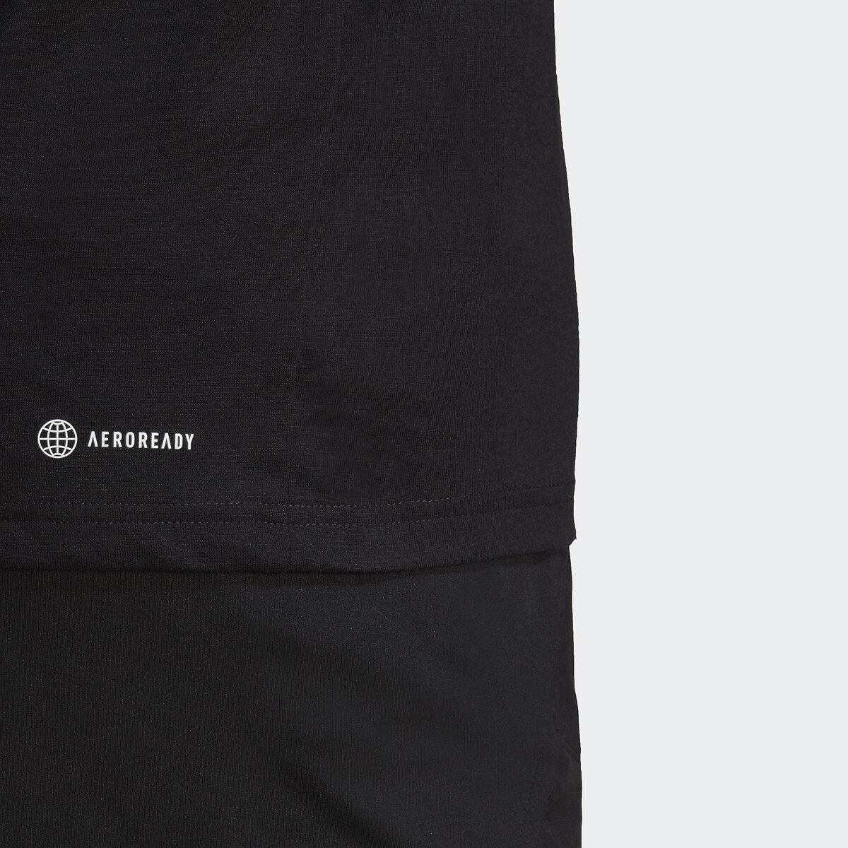 Recycled Crew Neck T-Shirt with Short Sleeves black, adidas Performance