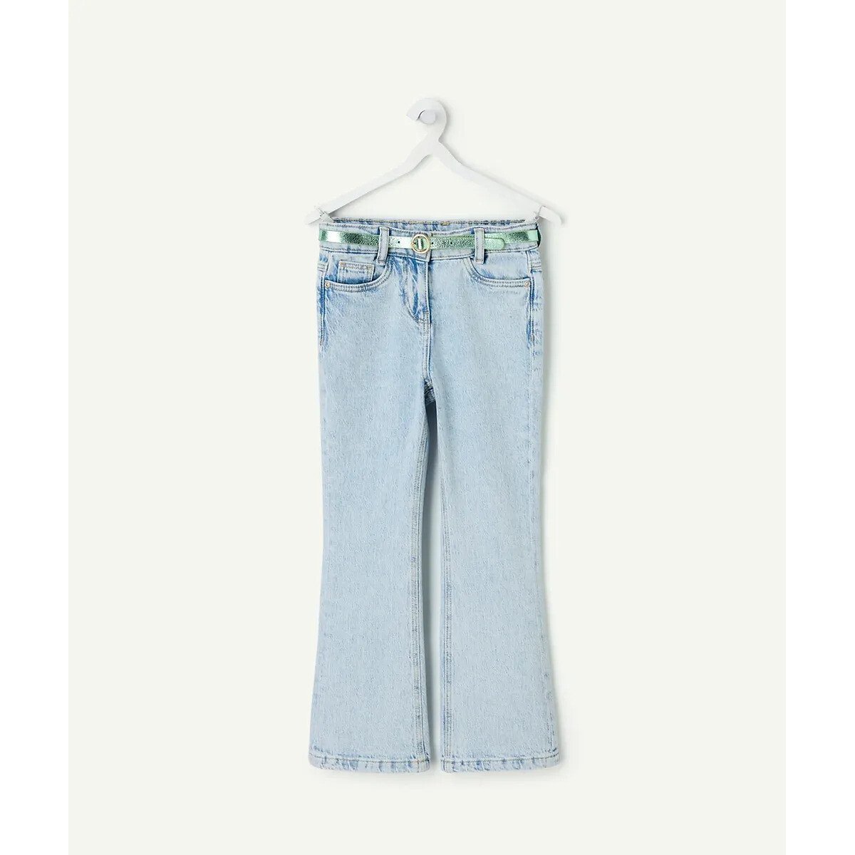 Jean coupe flare bleu denim, TAPE A L'OEIL