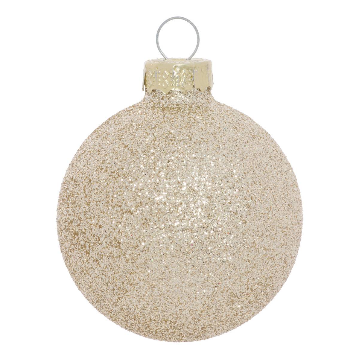 Kit de 10 boules de Noël en verre or D. 60 mm multicolore, FEERIC LIGHTS & CHRISTMAS