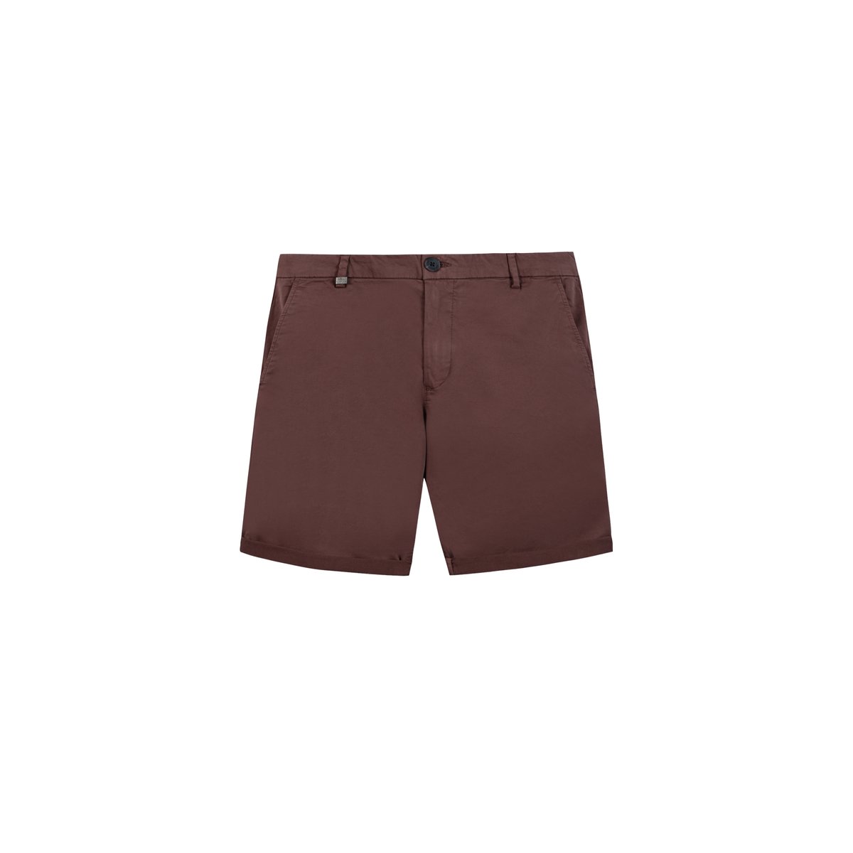 Bermuda chino slim roux, IKKS
