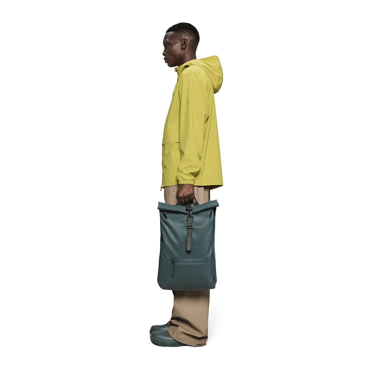 Sac à dos, ROLLTOP RUCKSACK vert canard, RAINS
