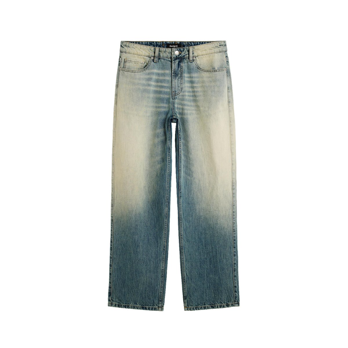 Jean uni bleu, DESIGUAL