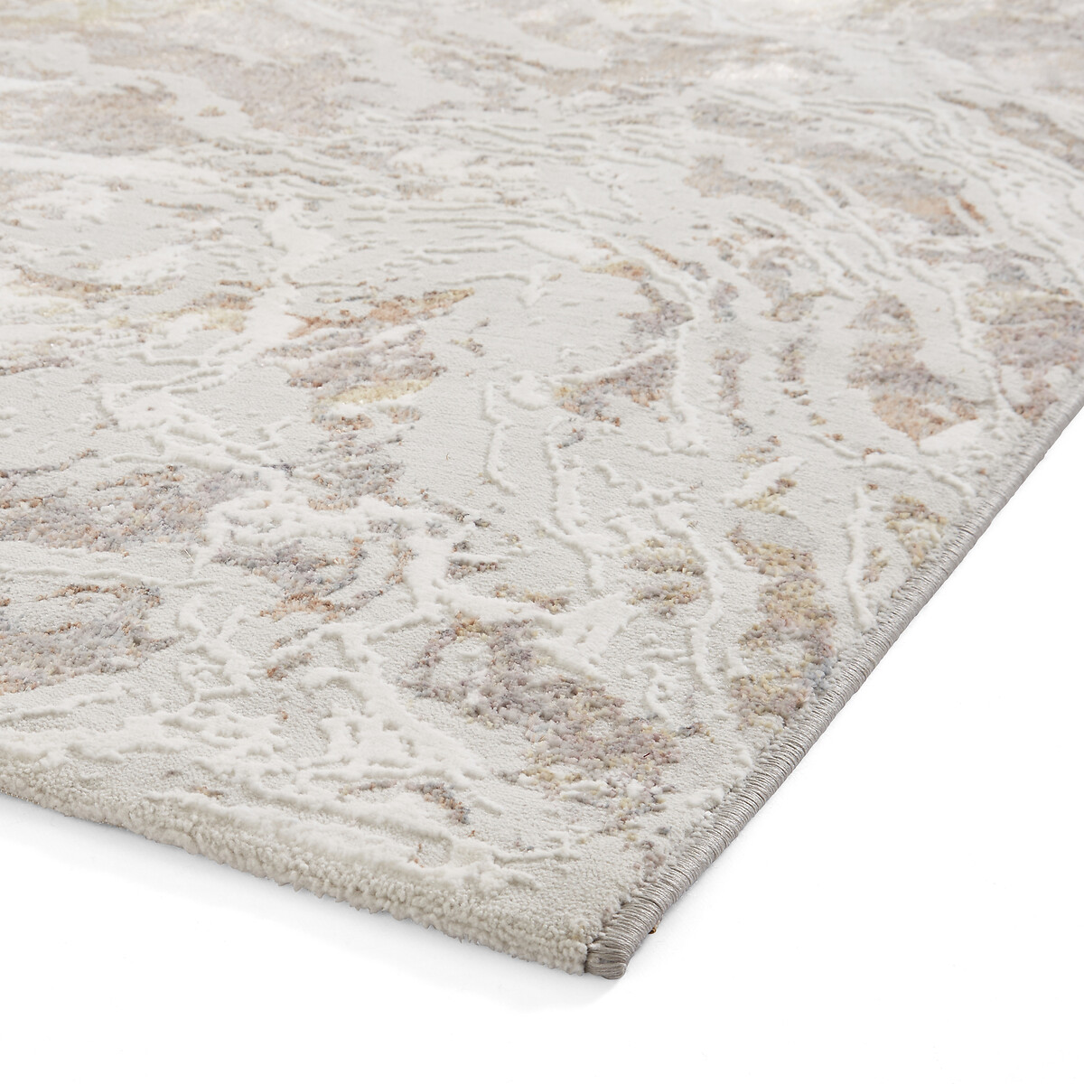 Modern Textured Marble Rug pink/blue, SO'HOME