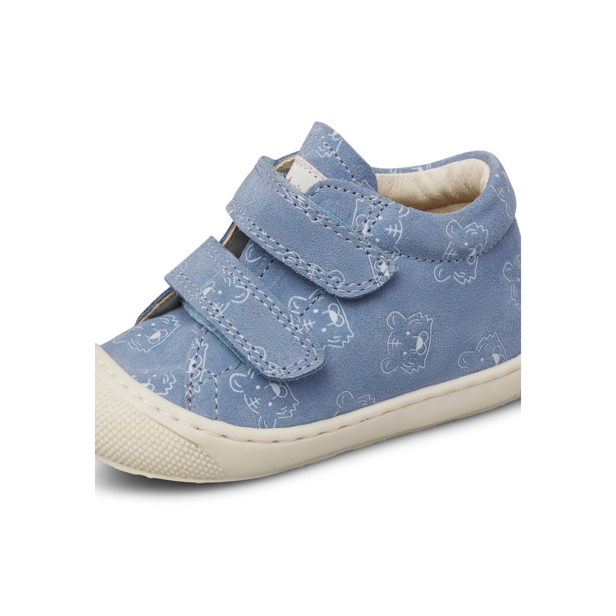 Chaussures premiers pas en suède COCOON VL céleste-, NATURINO