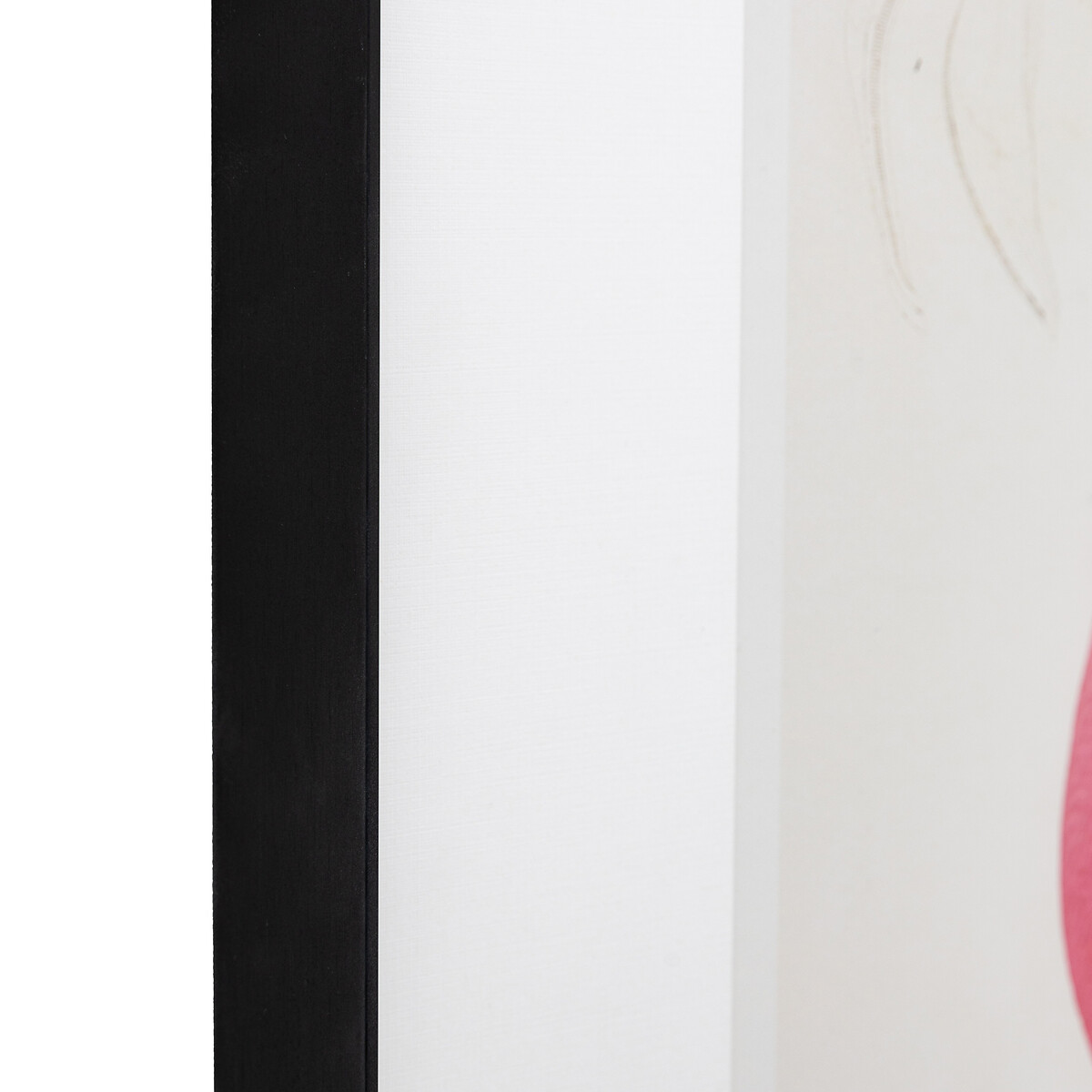 60x90cm Wading Flamingo Framed Art pink, ÉDITÉ