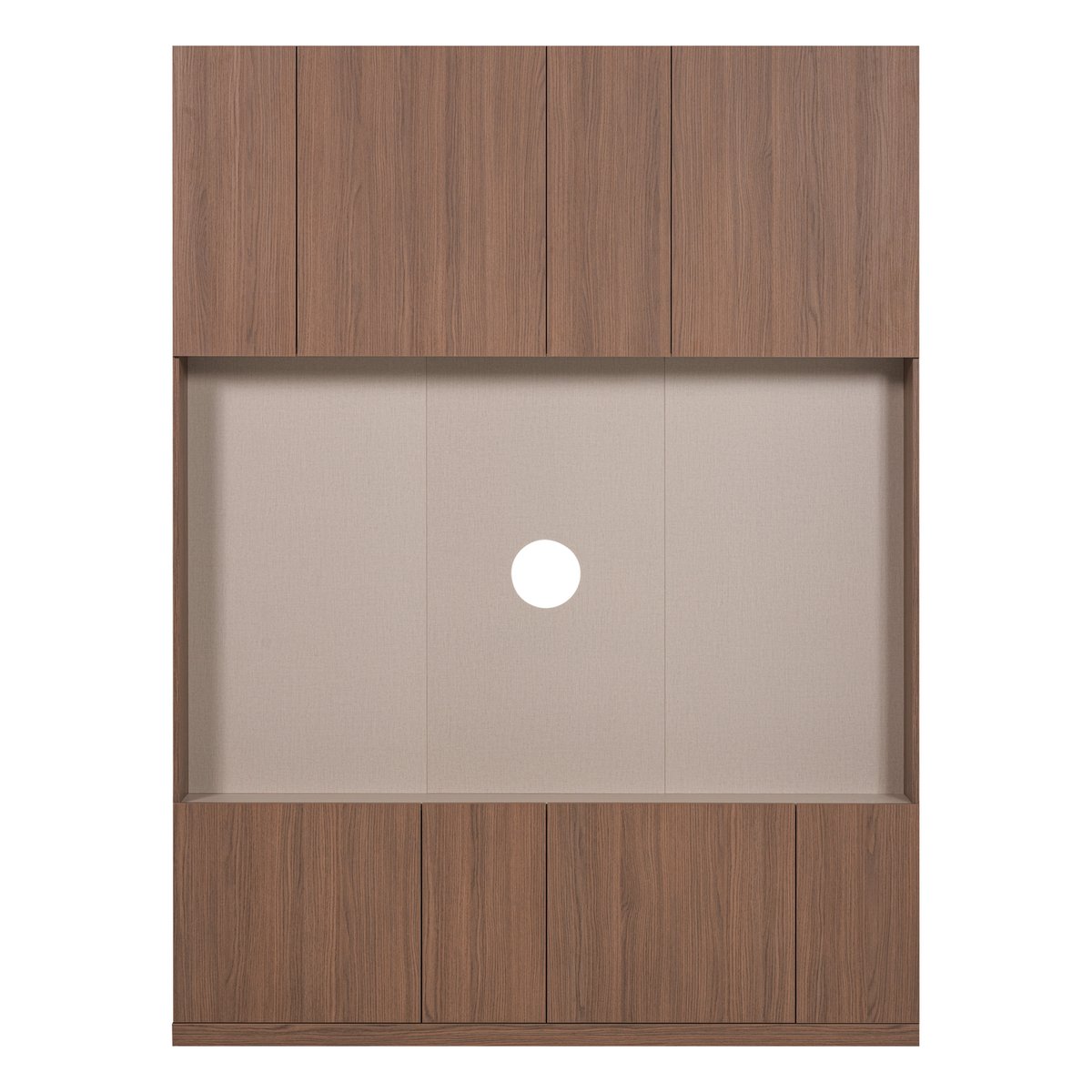 Meuble TV en décor chêne BUILD brun, WOOOD